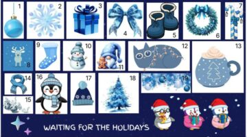 Calendrier de l’avent en anglais